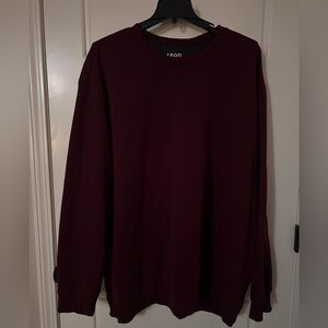 Izod Size 4XL Tall Men’s Pullover. Perfect used condition. Burgandy.